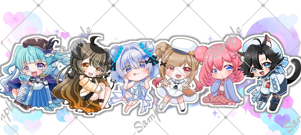 【事前通販】推しガチャ百V繚乱 vol.5 57㎜缶バッジ&アクキー【18日まで】