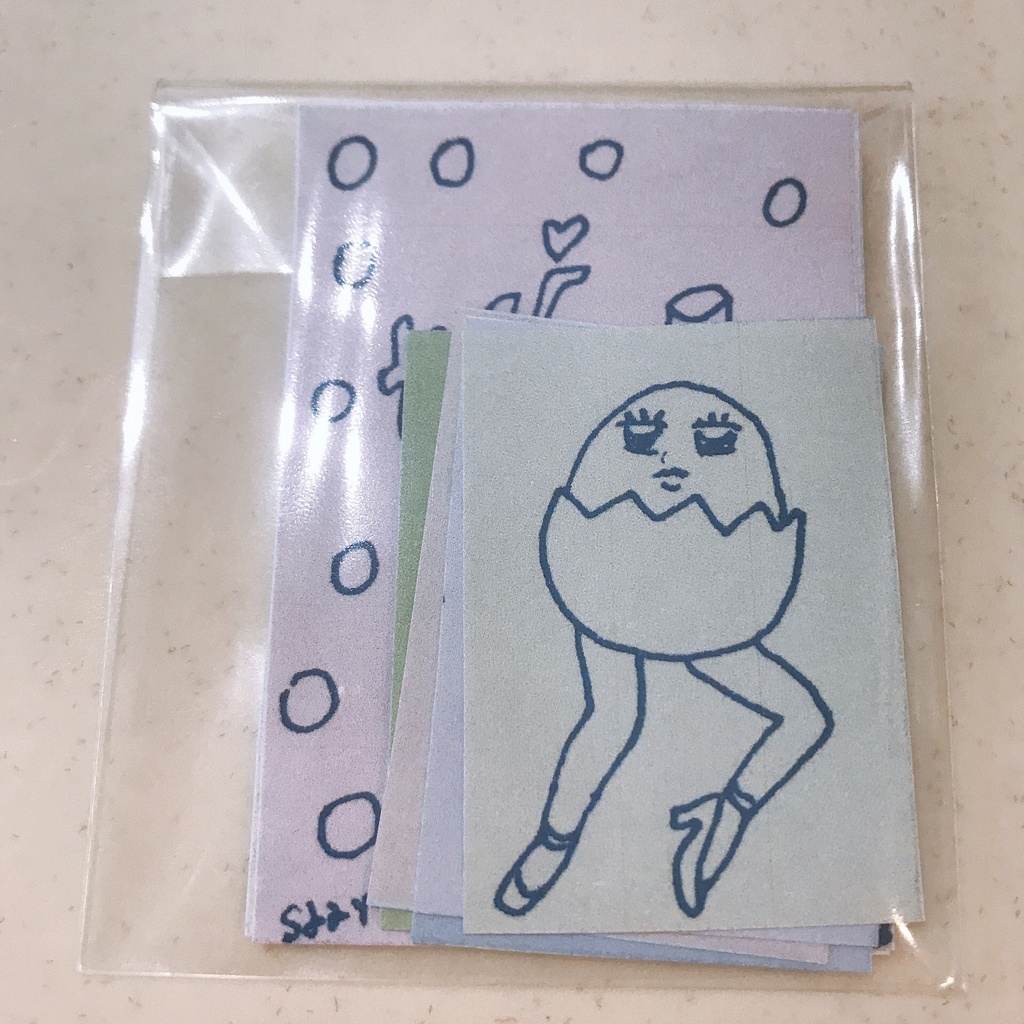 しかくいシールセット