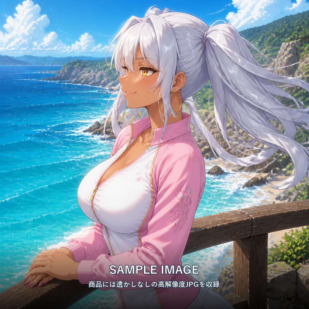 Aina SUNLIT COAST|全年齢・水着AIイラスト集