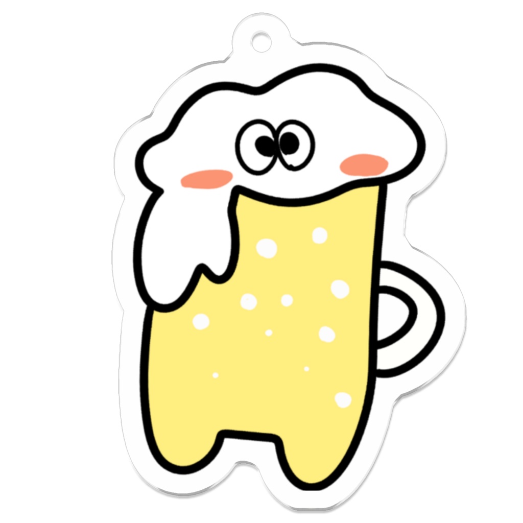 ビールっ子  アクリルキーホルダー