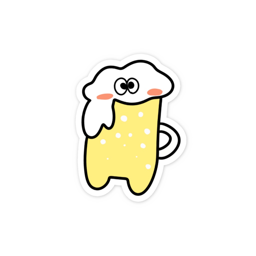 ビールっ子 ステッカー