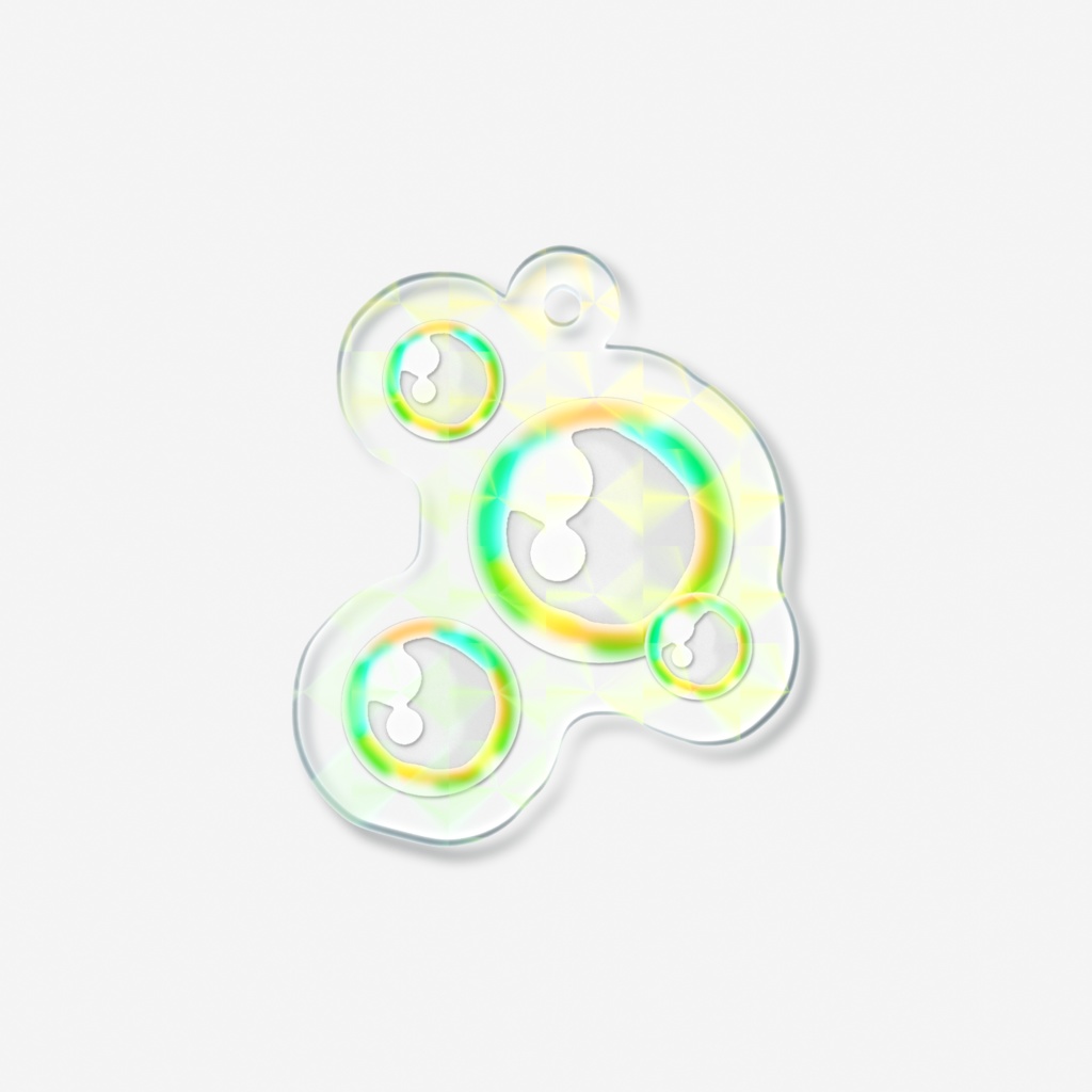 ばぶる。 ホログラムアクリルキーホルダー