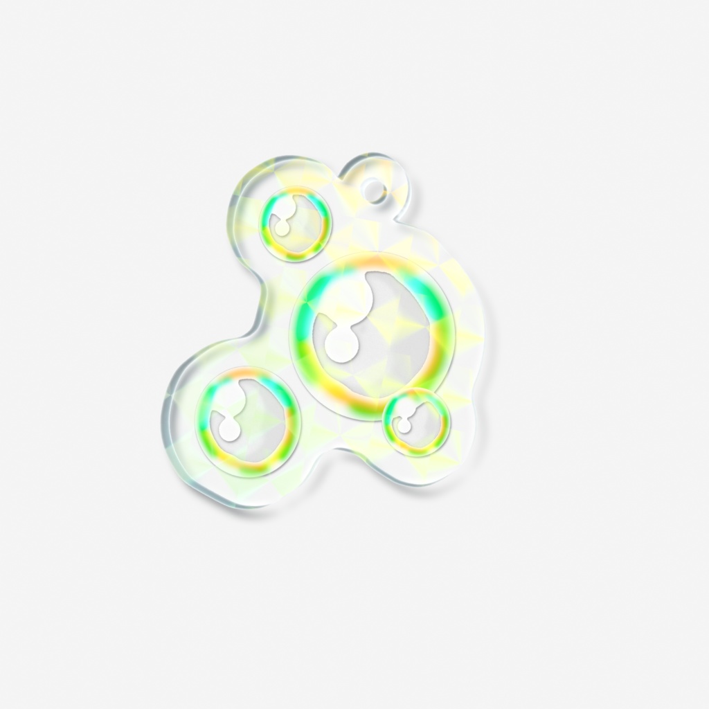 ばぶる。 ホログラムアクリルキーホルダー