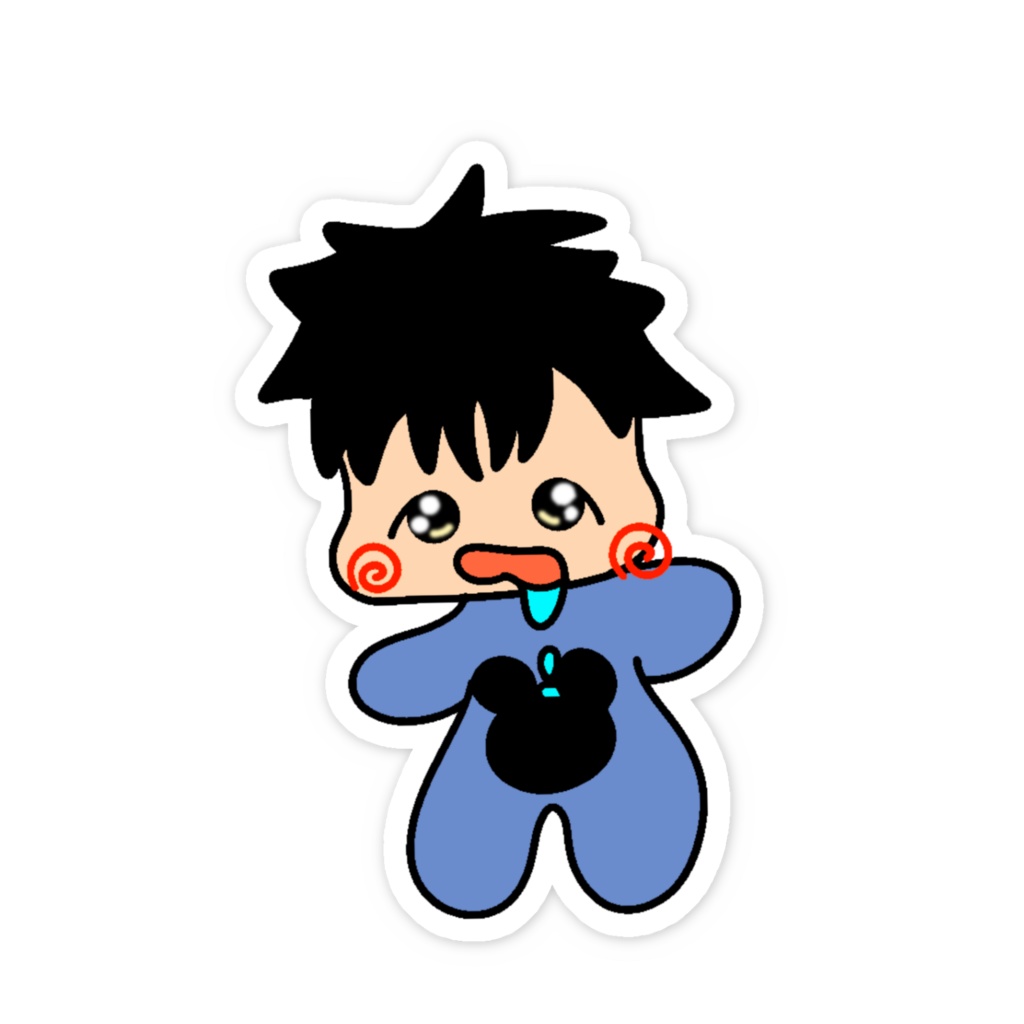 主張が強いベイビー🍼男の子👶🏻【1】ステッカー
