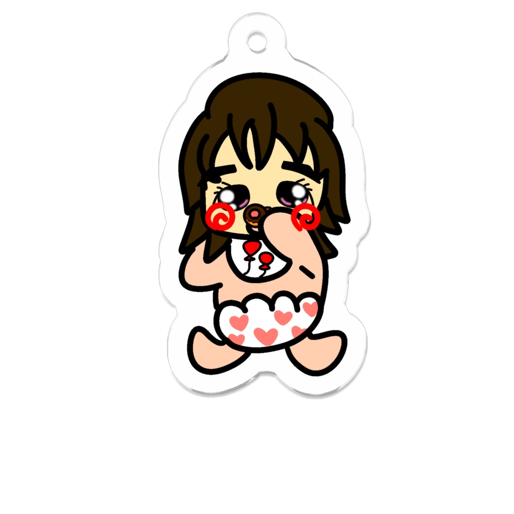 主張が強いベイビー🍼女の子👶🏻🍩【1】アクリルキーホルダー