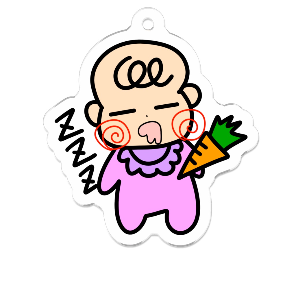主張が強いベイビー🍼かぷちゃん👶🏻アクリルキーホルダー