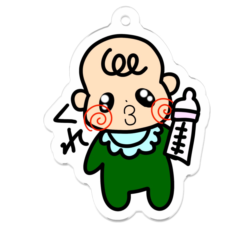 主張が強いベイビー🍼ごんくん👶🏻アクリルキーホルダー