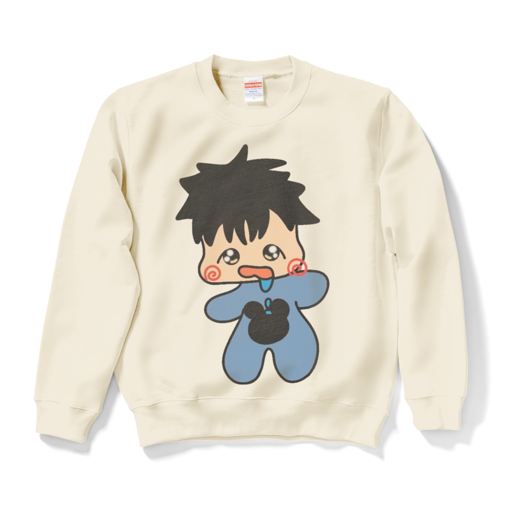 主張が強いベイビー　男の子1 スウェット肌色