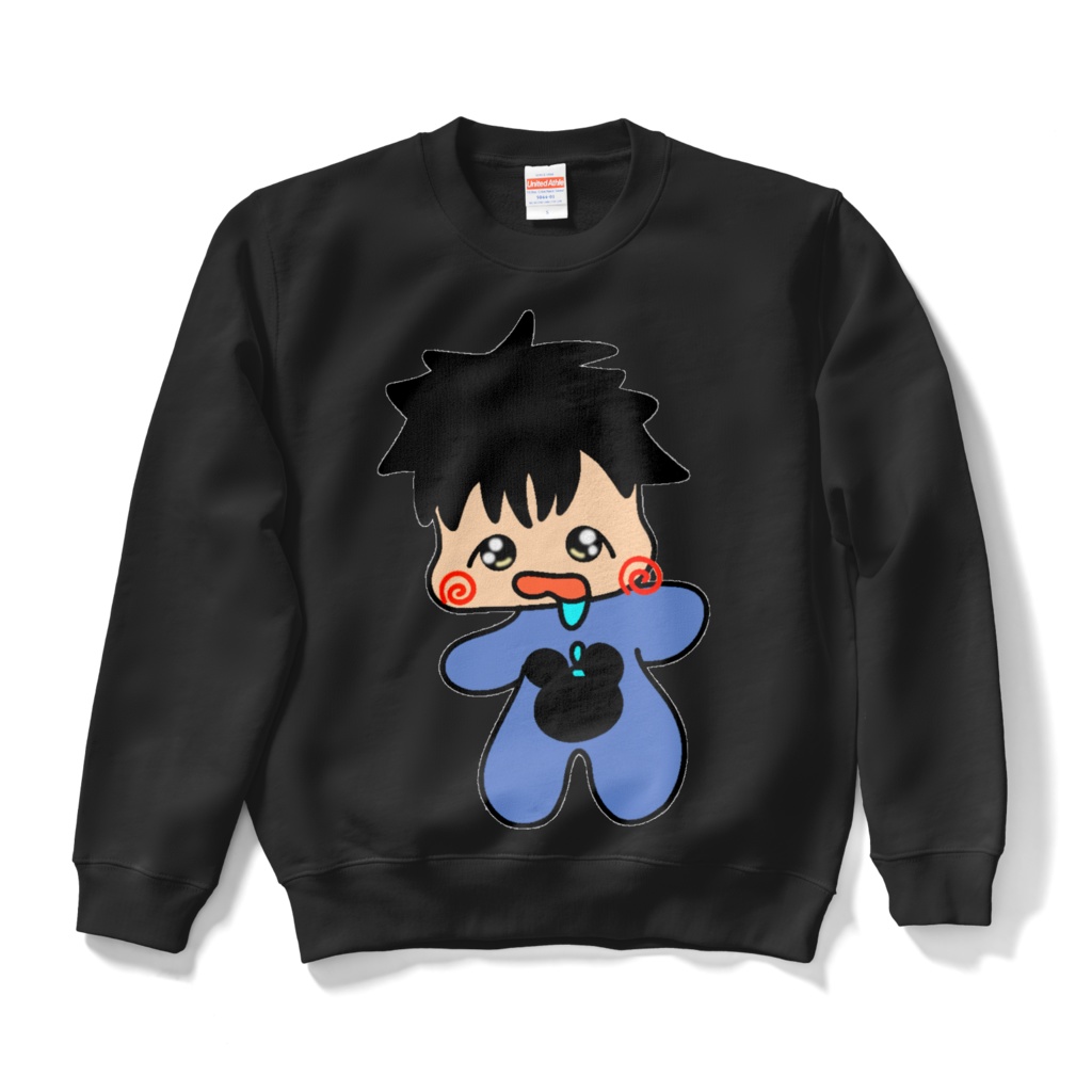 主張が強いベイビー　男の子1 スウェット黒