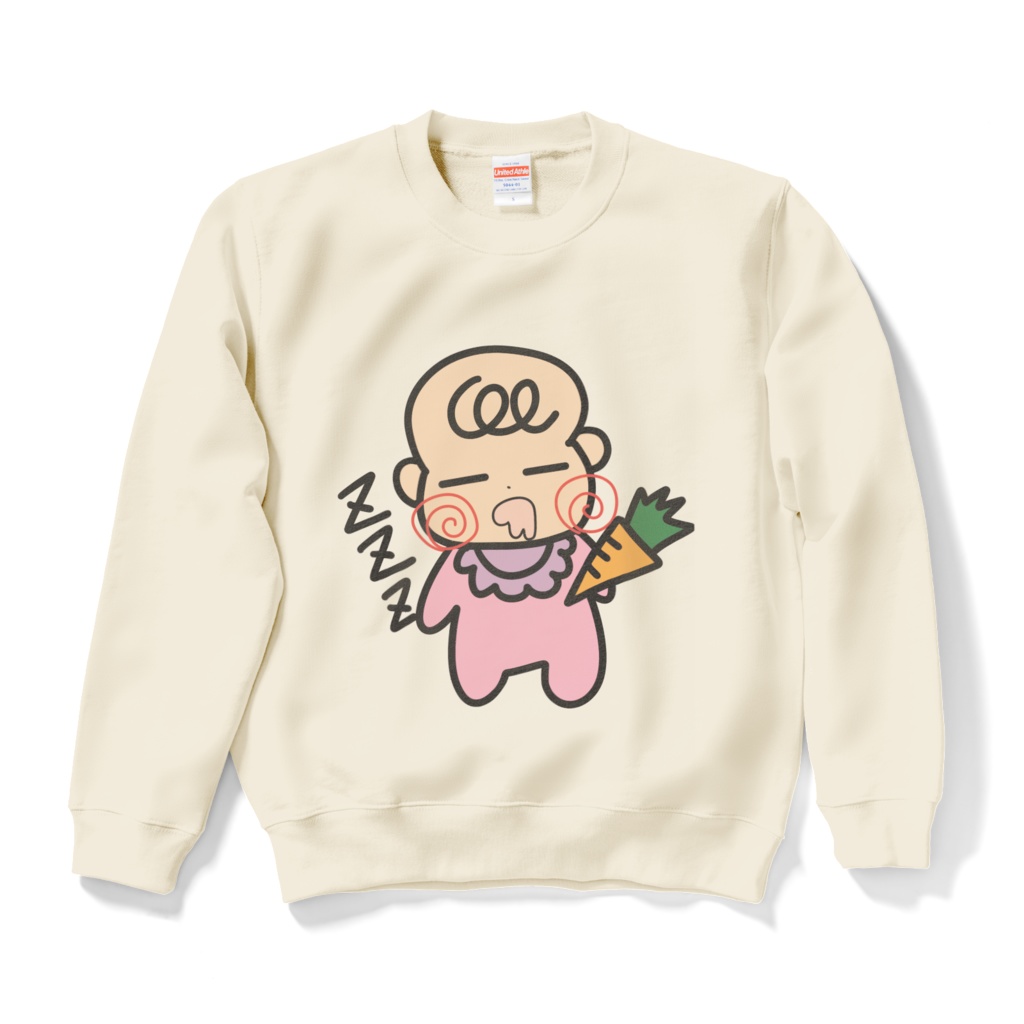 【かぷちゃん】主張が強いベイビー　スウェット肌色