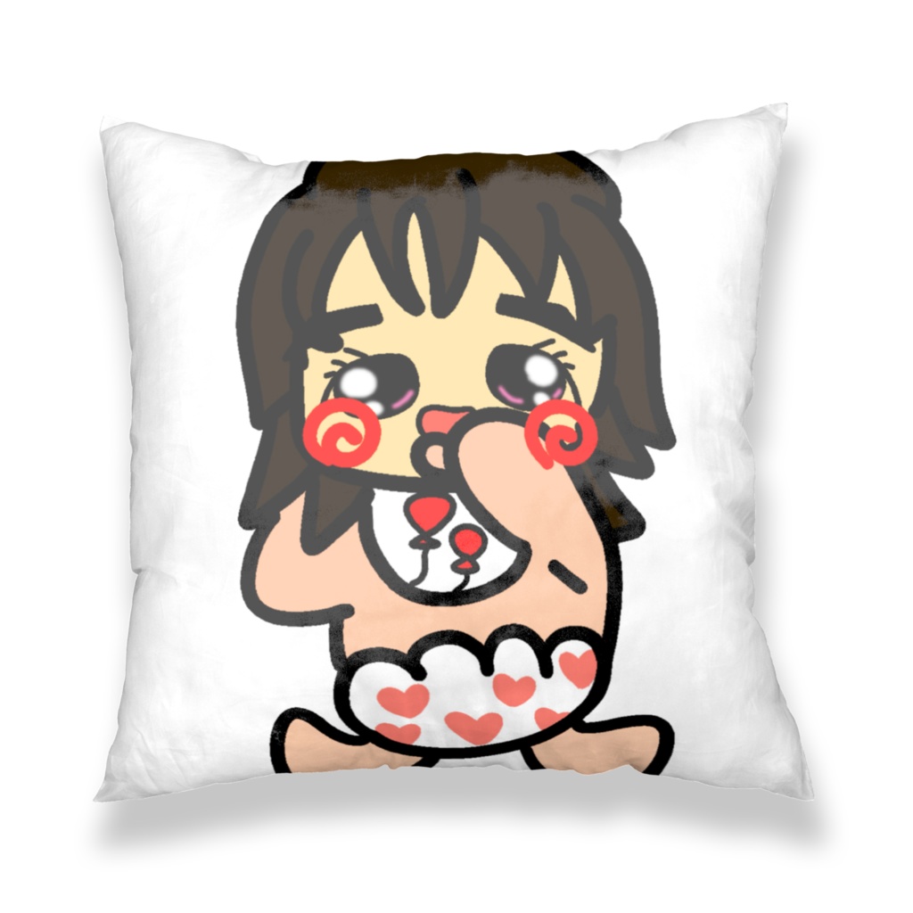 主張が強いベイビー男の子1&女の子1 クッションカバー