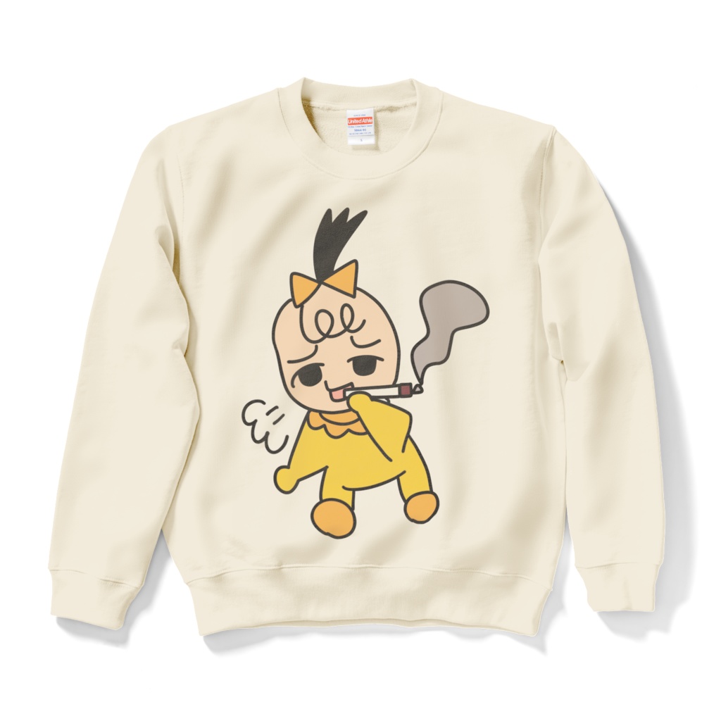 【スモモちゃん】主張が強いベイビー　スウェット肌色