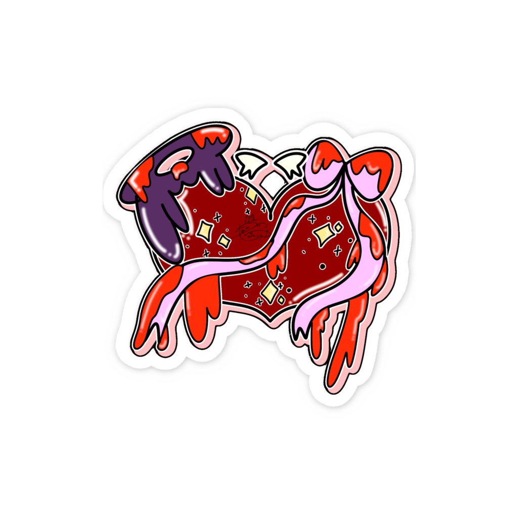 堕天【サイン入り】ステッカー