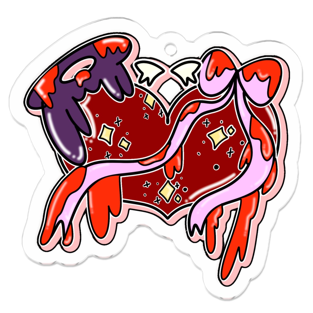 堕天【サインなし】アクリルキーホルダー