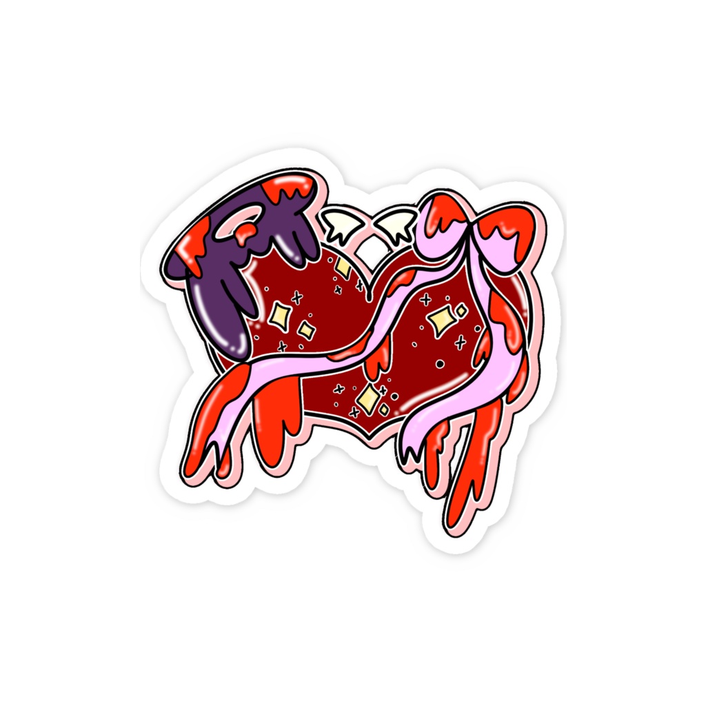 堕天【サインなし】ステッカー