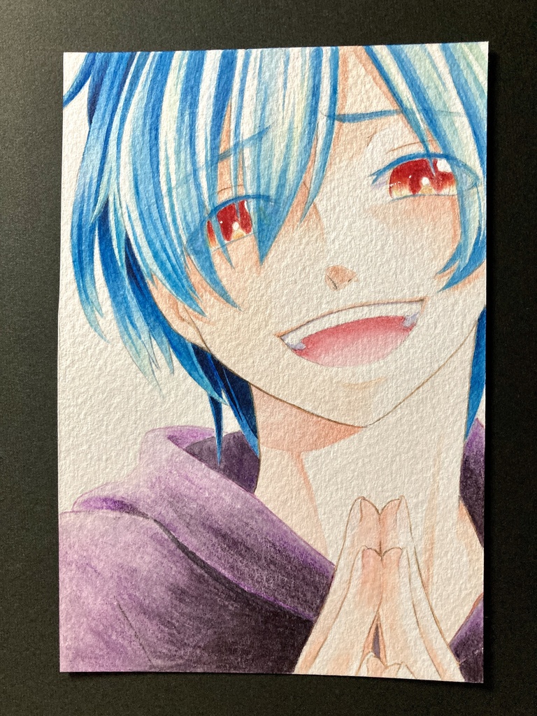 【ポストカード】白黒・カラーイラスト 原画 【A】