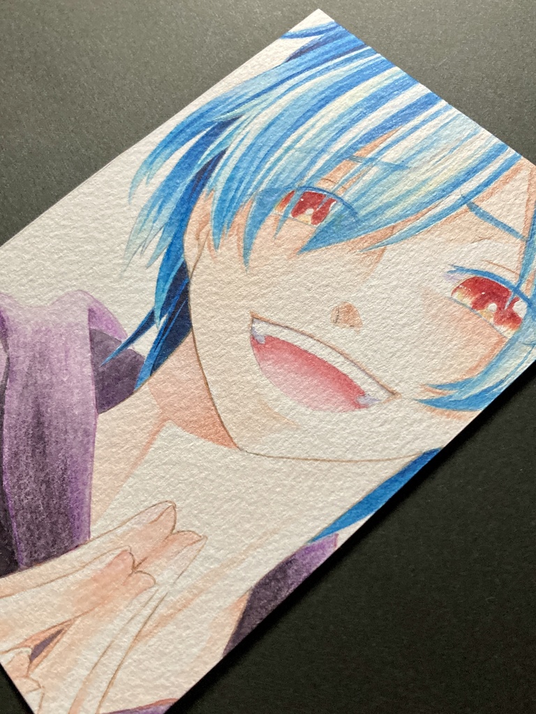 【ポストカード】白黒・カラーイラスト 原画 【A】