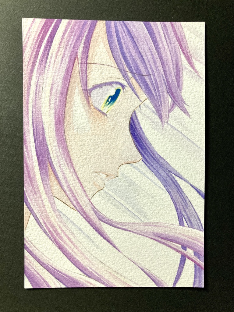 【ポストカード】白黒・カラーイラスト 原画 【B】