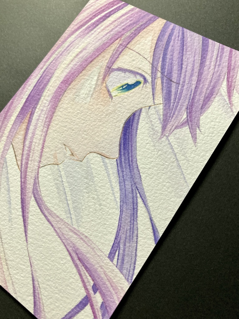 【ポストカード】白黒・カラーイラスト 原画 【B】