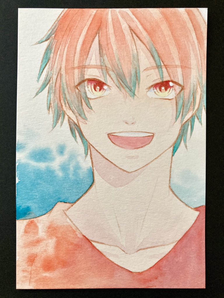 【ポストカード】ドローイング 原画 【水彩①】