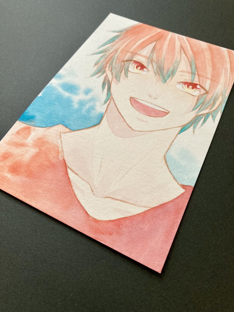 【ポストカード】ドローイング 原画 【水彩①】