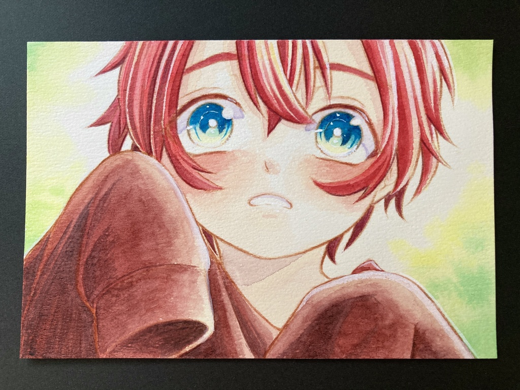 【ポストカード】カラーイラスト 原画 【三原色】