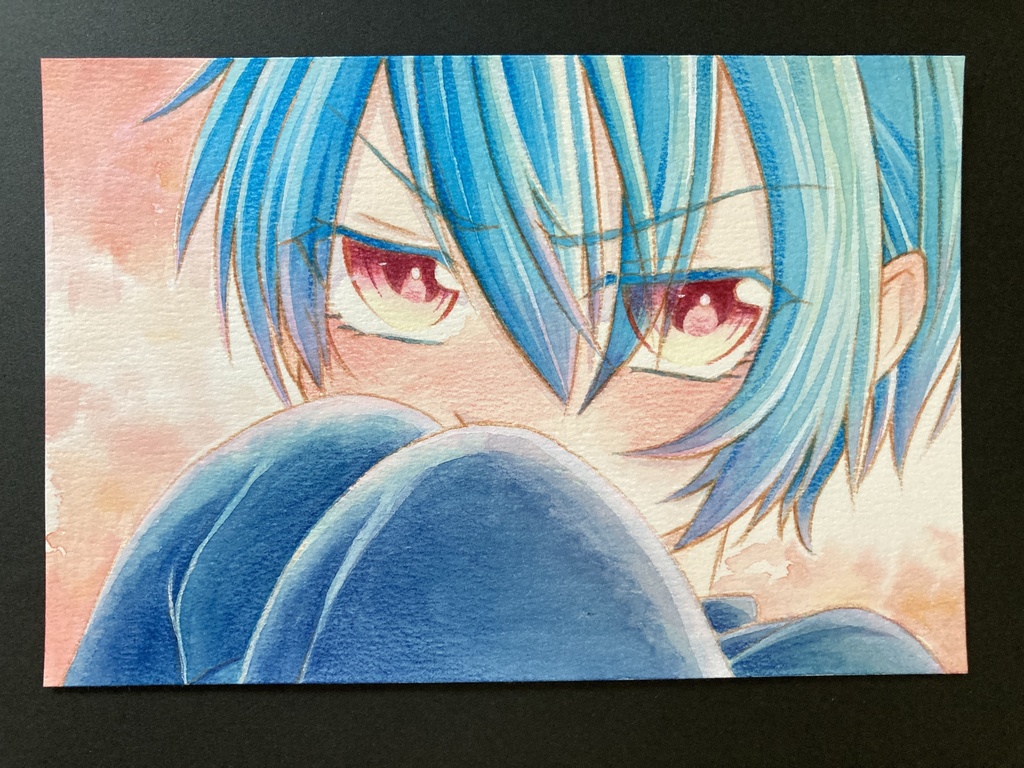 【ポストカード】カラーイラスト 原画 【三原色】