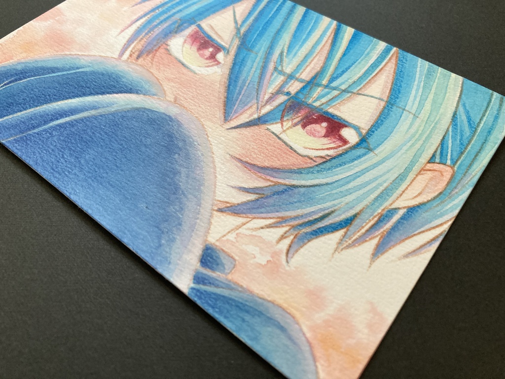 【ポストカード】カラーイラスト 原画 【三原色】