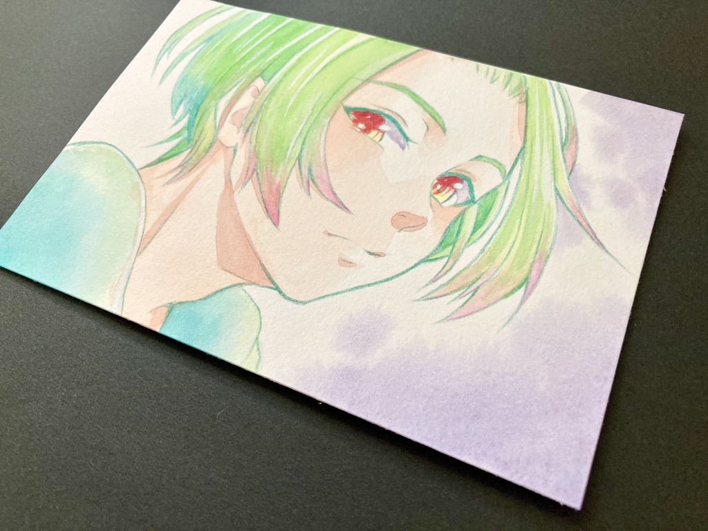 【ポストカード】ドローイング 原画 【水彩②】