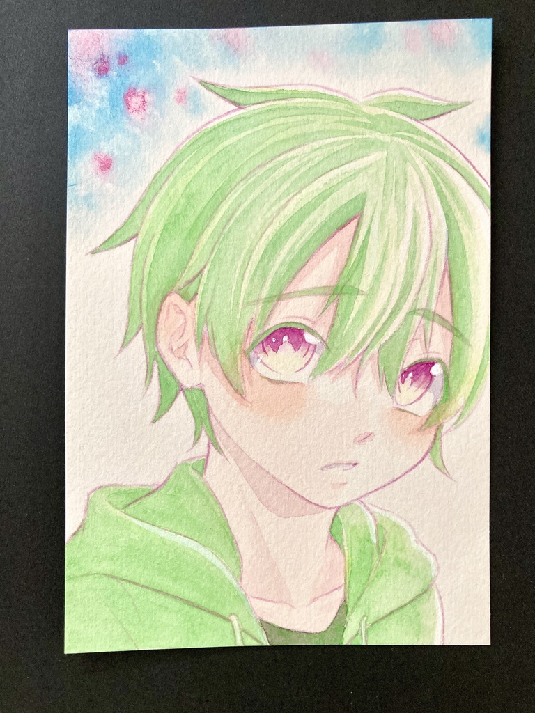 【ポストカード】ドローイング 原画 【水彩②】