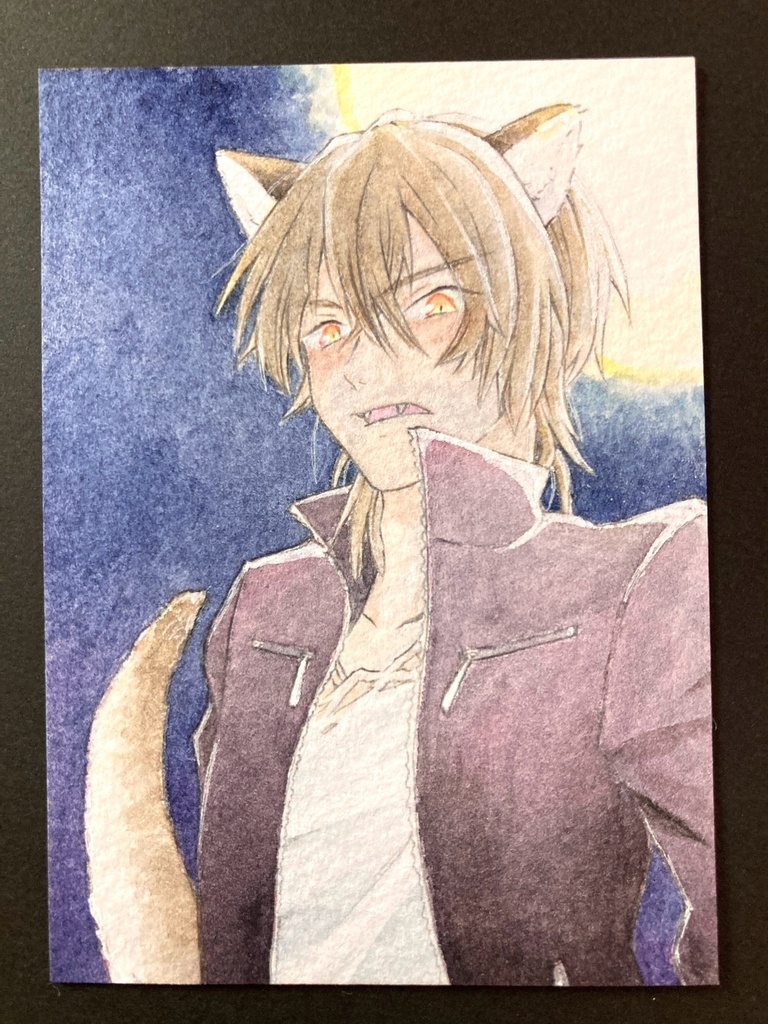 【ATC】カラーイラスト 原画 【ハロウィン】