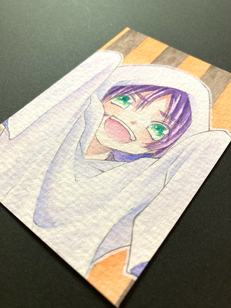 【ATC】カラーイラスト 原画 【ハロウィン】