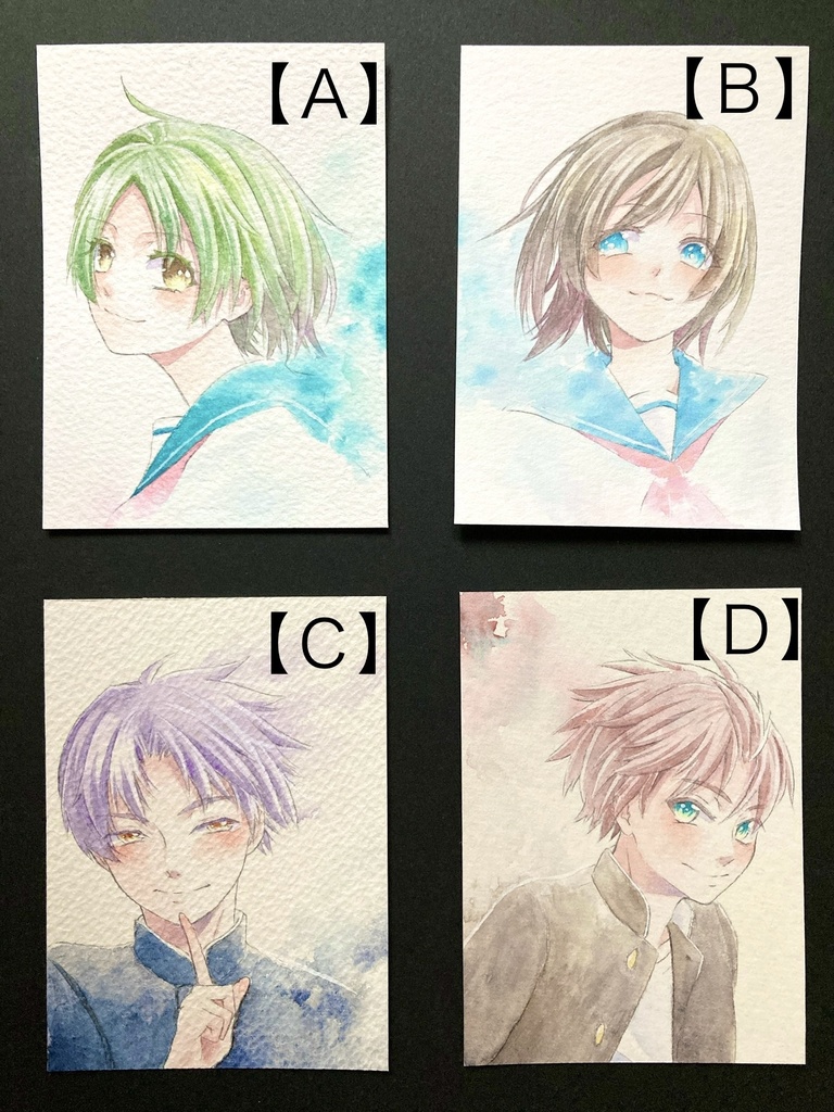 【ATC】 ドローイング 原画 【分離色メイン】