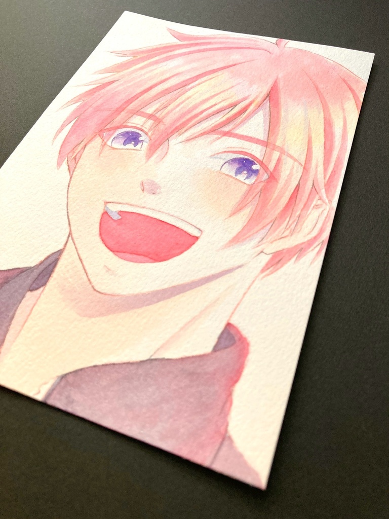 【ポストカード】ドローイング 原画 【カラーインク①】