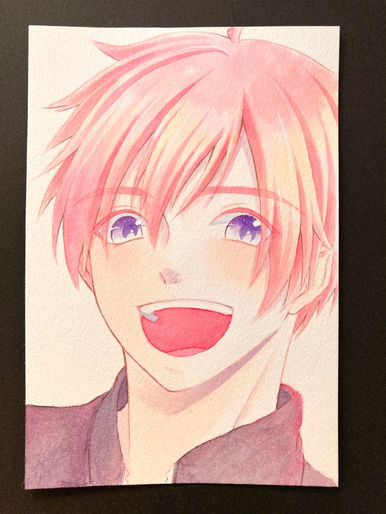 【ポストカード】ドローイング 原画 【カラーインク①】