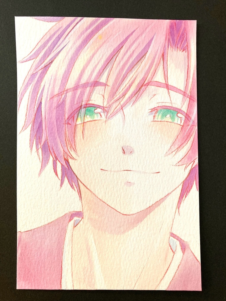 【ポストカード】ドローイング 原画 【カラーインク①】