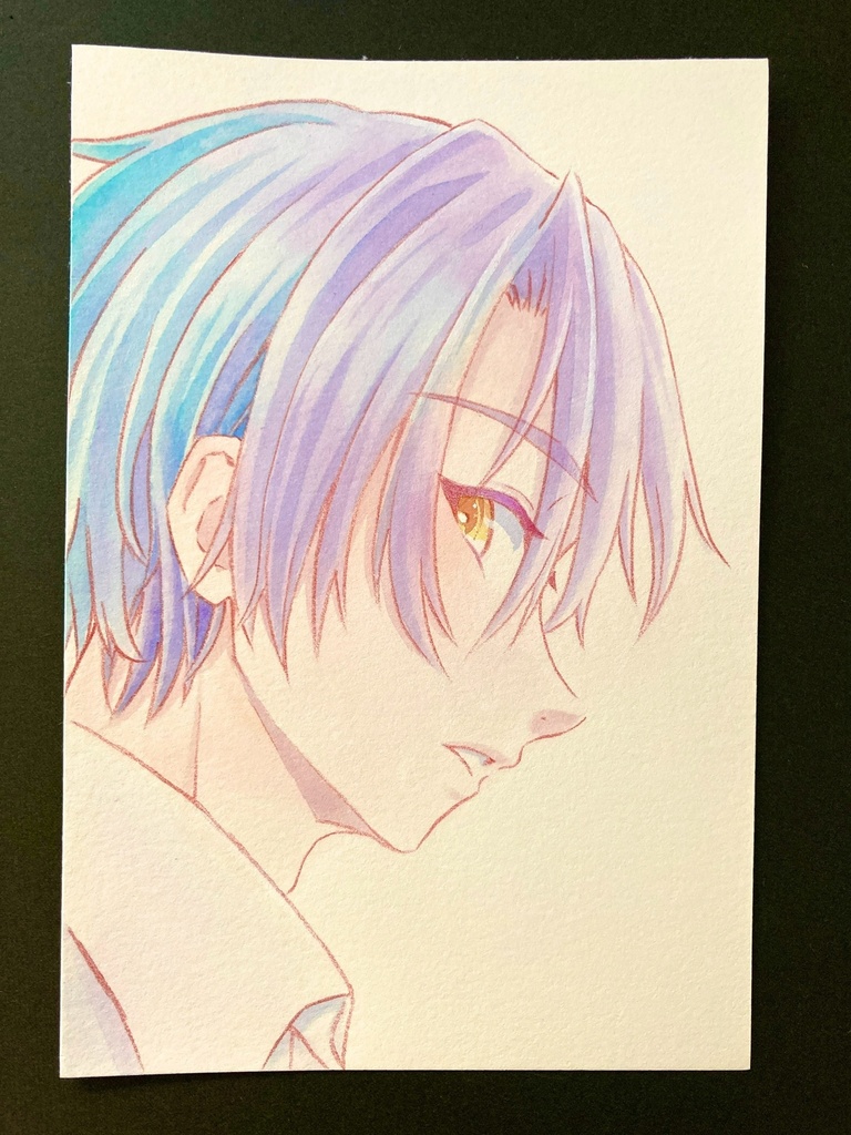 【ポストカード】ドローイング 原画 【カラーインク②】