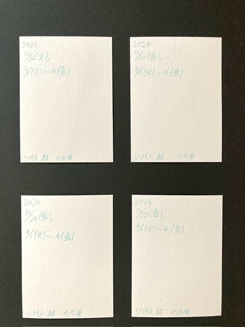 【7.5×5.5cm】 カラーイラスト 原画【カラーインク②】