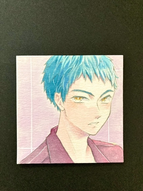 【5.5cm角】カラーイラスト 原画 【カラーインク③】