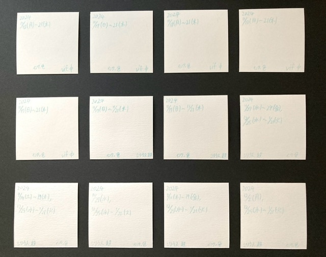 【5.5cm角】カラーイラスト 原画 【カラーインク③】