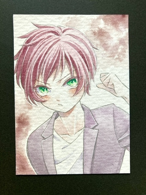 【ATC】カラーイラスト 原画 【水彩①】