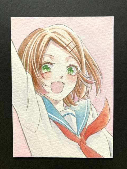 【ATC】カラーイラスト 原画 【水彩①】