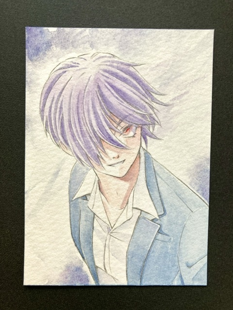 【ATC】カラーイラスト 原画 【水彩①】