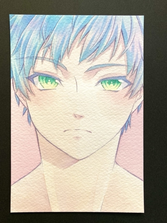 【ポストカード】ドローイング 原画 【カラーインク③】