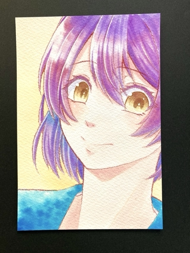 【ポストカード】ドローイング 原画 【カラーインク③】