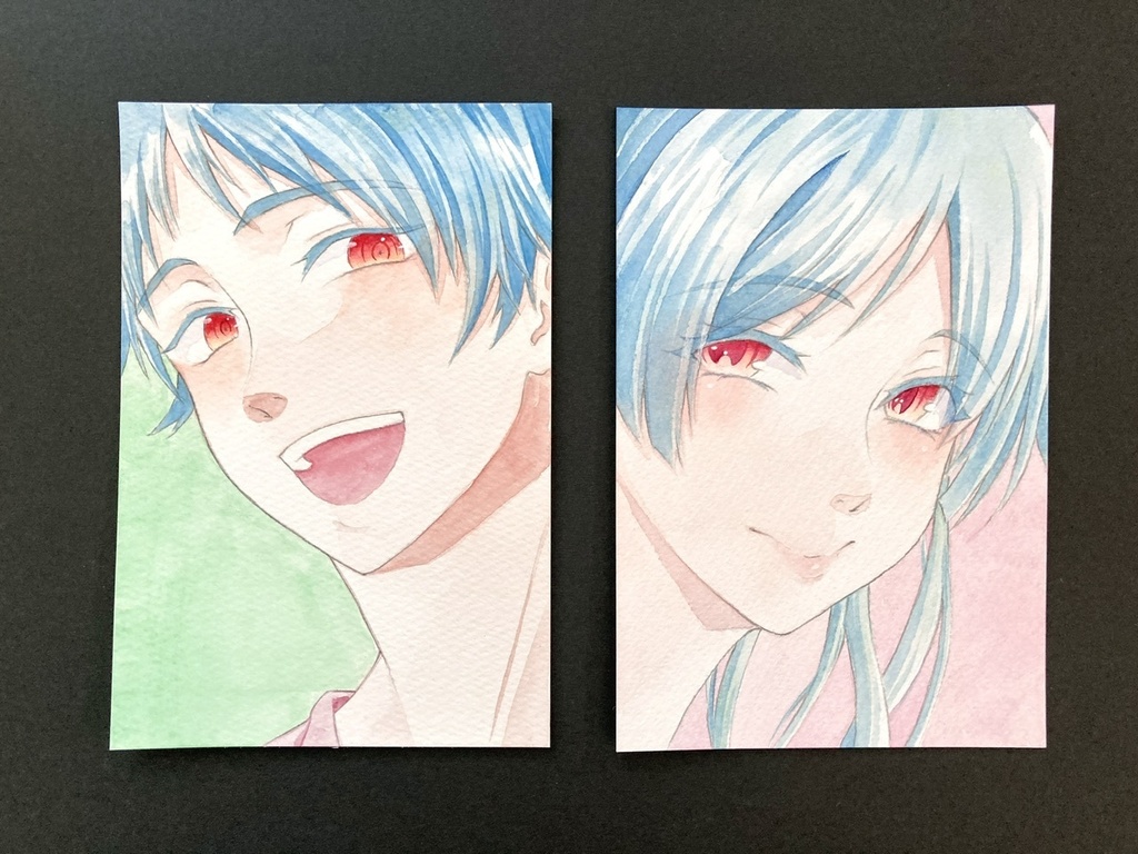 【ポストカード】ドローイング 原画 【水彩④】