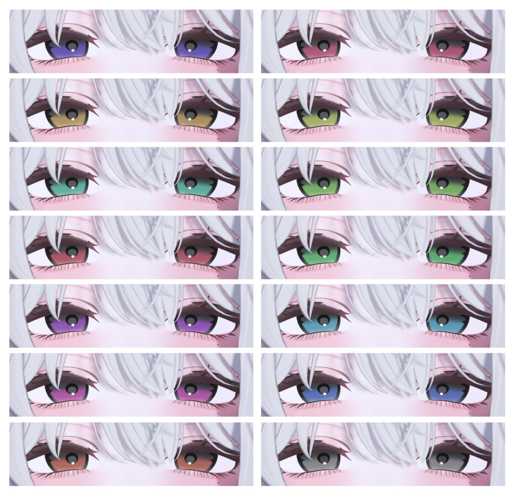 【Shinano専用】Eye&Makeテクスチャ【27Color】