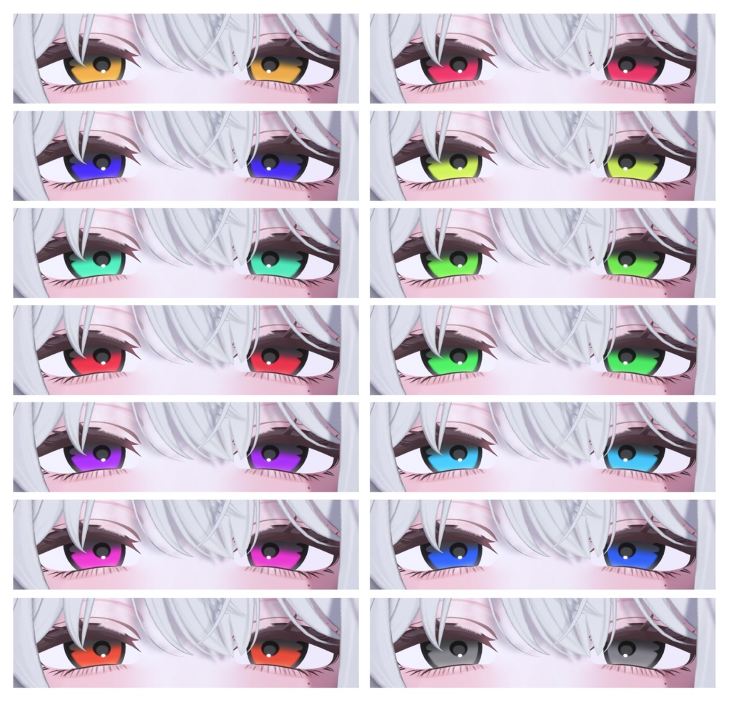 【Shinano専用】Eye&Makeテクスチャ【27Color】