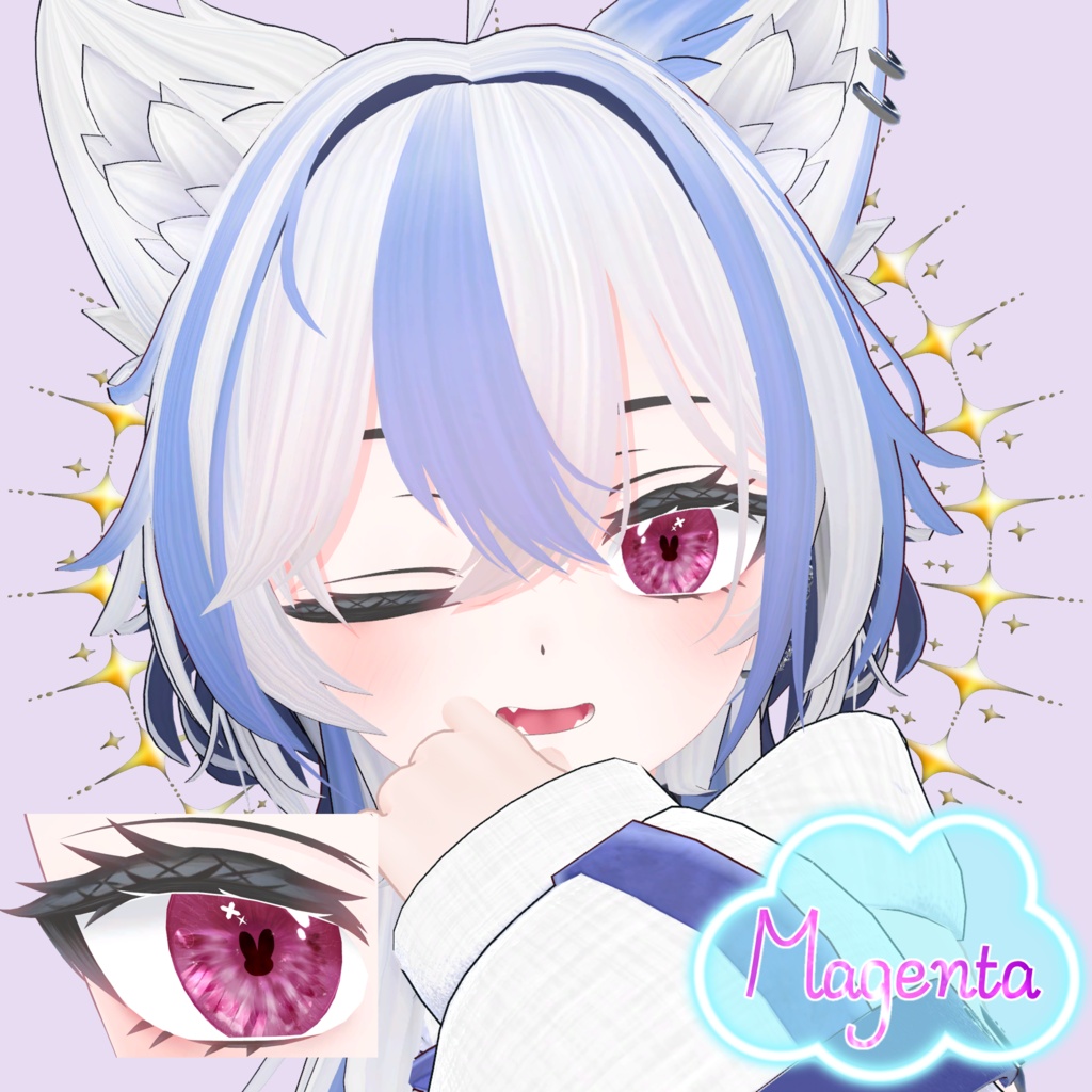 シロア対応*Bunny Bloom 🐰 Eye Texture【30Color】