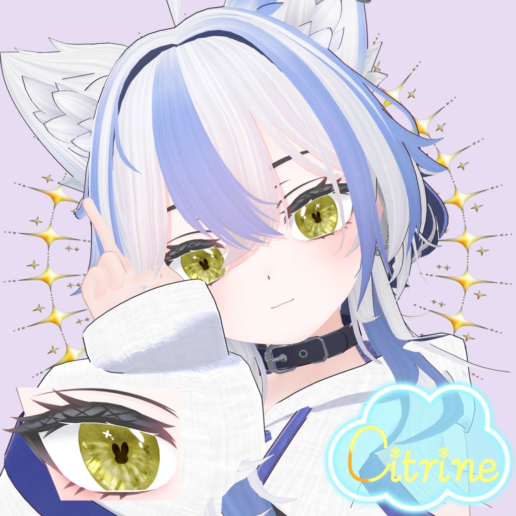 シロア対応*Bunny Bloom 🐰 Eye Texture【30Color】
